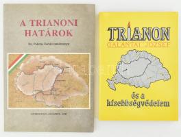 Galántai József: Trianon és a kisebbségvédelem. A kisebbségvédelem nemzetközi jogrendjének kialakítása 1919-1920. Bp., 1989, Maecenas. Kiadói papírkötés. + Dr. Palotás Zoltán: A trianoni határok. Bp., 1990, Interedition. Kiadói papírkötés.