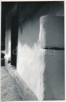 cca 1974 Dr. Zala Sándor budapesti fotóművész pecséttel jelzett, feliratozott, vintage fotóművészeti alkotása (Csend), ezüst zselatinos fotópapíron, 24x18 cm