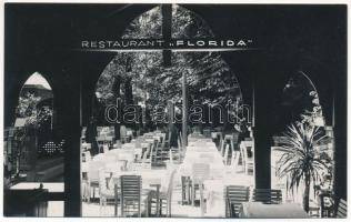 Kolozsvár, Cluj; Restaurant Florida / Florida étterem kertje / restaurant garden. Fotofilm Cluj photo