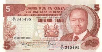 Kenya 1982. 5Sh T:I