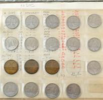 175db-os külföldi érméből álló tétel, használt berakóban, benne Ausztria, NDK T:vegyes 175pcs foreig...
