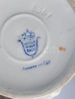 2 darab német porcelán balerina. Jelzett, sérült, hiányos, m: 21-22 cm