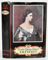 Gróf Corti Egon Cäsar: Erzsébet. A királyné hátrahagyott iratai, leányának naplója és egyéb eddig ismeretlen naplók és feljegyzések alapján. Bp., 1989, Szépirodalmi Könyvkiadó. Reprint kiadás. Kiadói kartonált papírkötés, kissé sérült kiadói papír védőborítóban. Az 1935-ös Révai-kiadás hasonmása.