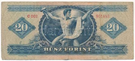 1960. 20Ft "C 002 051493" T:F,VG
Hungary 1960. 20Ft "C 002 051493" C:F,VG
Adam...