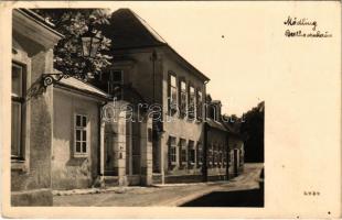 1940 Mödling, Beethoven-Haus / Beethoven summer house (today museum). Verlag: Photo Hubmann + feldpost "Geprüft. Oberkommando der Wehrmacht"