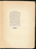 Szini Gyula válogatott elbeszélései. Bp., 1933., Magyar Bibliophil Társaság, 1 (Végh Gusztáv rézkarc...