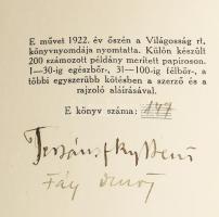 Tersánszky J(ózsi) Jenő: Kakuk Marci ifjusága. Fáy Dezső rajzaival.Bp., 1923., Amicus, 134 p. Első k...