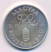 1993. 500Ft Ag "Régi dunai hajók - Árpád" kapszulában T:BU Adamo EM129
