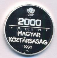 1998. 2000Ft Ag "UNICEF - A világ gyermekei" kapszulában T:PP 
Adamo EM153