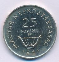 1961. 25Ft Ag "Liszt" kapszulában T:UNC,AU Adamo EM7