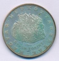 1966. 50Ft Ag "Zrínyi" kapszulában T:AU (eredetileg P) patina Adamo EM18