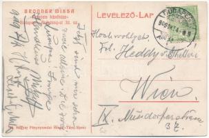 1909 Budapest VI. Bronner Miksa "Francais" kávéháza, belső. Andrássy út 32