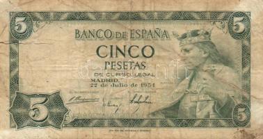 Spanyolország 1954. 5P T:III