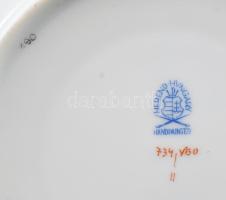 Herend Viktória mintás 6 darab csésze alátéttel. Jelzett, kézzel festett, hibátlan