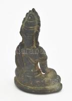 Amulett szobor. cca XV.-XVIII. sz., Wat Ratchaburana templom, Ajutthaja, ma Thaiföld. Bronz, m: 5 cm