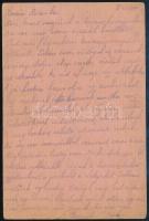 1917 Tábori posta levelezőlap / Field postcard "M. kir. 305. honv. gyalog ezred I. zlj. parancs...