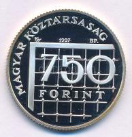 1997. 750Ft Ag "Labdarúgó VB" kapszulában T:PP patina
Adamo EM148