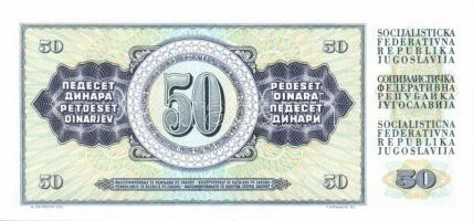 Jugoszlávia 1968-86. 10D, 20D (2x), 50D, 100D, 500D T:I Összesen 6db!