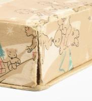 Régi bonbonos doboz, karton, sérüléssel, 10x14 cm