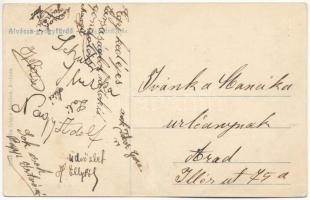 Alváca-gyógyfürdő, Vata de Jos; régi fürdőház. Berkovits Izidor kiadása / old spa