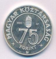 1999. 75Ft Ag "75 éves a Magyar Nemzeti Bank" kapszulában T:UNC,AU (eredetileg PP)
Adamo ...