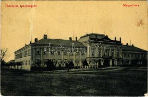 1909 Ipolyság, Sahy; Megyeháza. W.L. 997. / county hall (Rb)