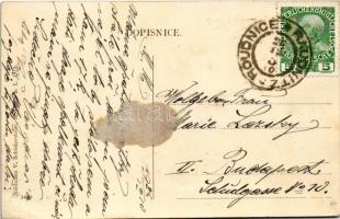 1926 Roudnice nad Labem, Raudnitz an der Elbe; Novy most / new bridge, Elba river. V. Sobeslavského ...