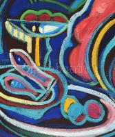 Kozma István (1937-2020): Női akt. Olaj, vászon, jelzés nélkül, 80×70 cm. Proveniencia: Banner Zoltá...