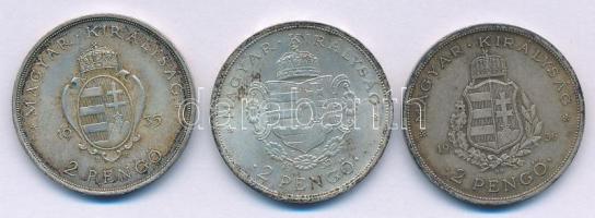 1935. 2P Ag "Pázmány" + 1935. 2P Ag "Rákóczi" + 1936. 2P Ag "Liszt Ferenc&q...