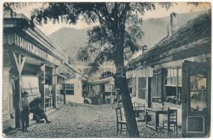 1915 Ada Kaleh, Török bazár üzlet / Turkish bazaar shop (EK)