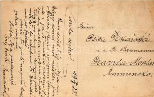 1925 Trebon, Wittingau; Letni cviciste skola / traning school, sports field (ázott / wet damage)