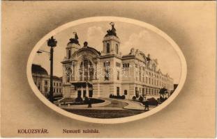 1914 Kolozsvár, Cluj; Nemzeti színház. Rigó Árpád utóda kiadása / theatre