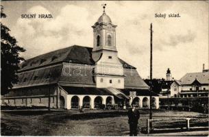 Tótsóvár, Sóvár, Solivar, Solny Hrad (Eperjes, Presov); Solny sklad / sóbánya raktára / warehouse of the salt mine (fl)