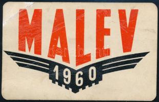 1960 MALÉV kártyanaptár