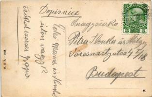 1910 Tábor, Námestí / square, market, shops, church. M. S. P. -1813. (EK)