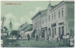 Maroshévíz, Toplita; Fő tér, üzletek. Szabó F. kiadása / main square, shops