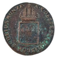 1816S 1/4kr Cu Szomolnok T:AU,XF patina