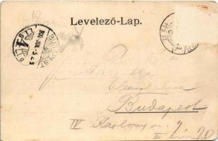 1902 Ada Kaleh, Török sziget Orsova alatt / Turkish island. Art Nouveau, floral (EM)