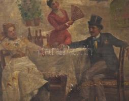 Egerváry Potemkin Ágost (1858-1930): Balek. Olaj, fa. jelezve jobbra lent. Hátoldalán címkén felirat...