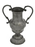 Antik ón díszváza. tető nélkül 23 cm