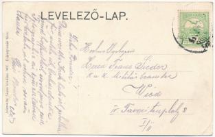 Vulkán, Zsivadejvulkán, Vulcan; Hunyadi emlék szobor. Joánovits János kiadása 1907. / monument (EK)