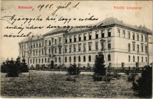 1911 Kolozsvár, Cluj; Felsőbb leány iskola. Fabritius Erik és társa kiadása / girl school (fl)