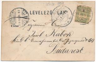 1904 Beszterce, Bistritz, Bistrita; osztrák-magyar katonai zenekar / K.u.K. military band. photo (fa...