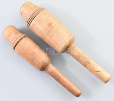 Wagner mustfokoló és borfokoló, fa tokban, h: 17-19 cm