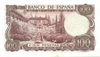 Spanyolország 1970. 100P T:II+