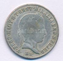 1848KB 20kr Ag "V. Ferdinánd" T:VF Hungary 1848KB 20 Kreuzer Ag "Ferdinand V" C:VF Huszár: 2092., Unger III.: 1428.