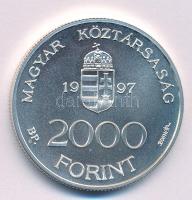 1997. 2000Ft Ag "Integráció az EU-ba-EURO I" kapszulában T:BU Adamo EM147