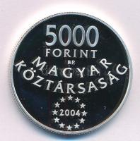 2004. 5000Ft Ag "Magyarország az Európai Unió tagja" kapszulában T:PP Adamo EM190