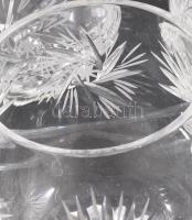 6 db Kristály sörös kirgli, vizes pohár,. Hibátlan 8 cm