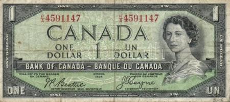 Kanada 1954. 1$ + 1973. 1$ T:III